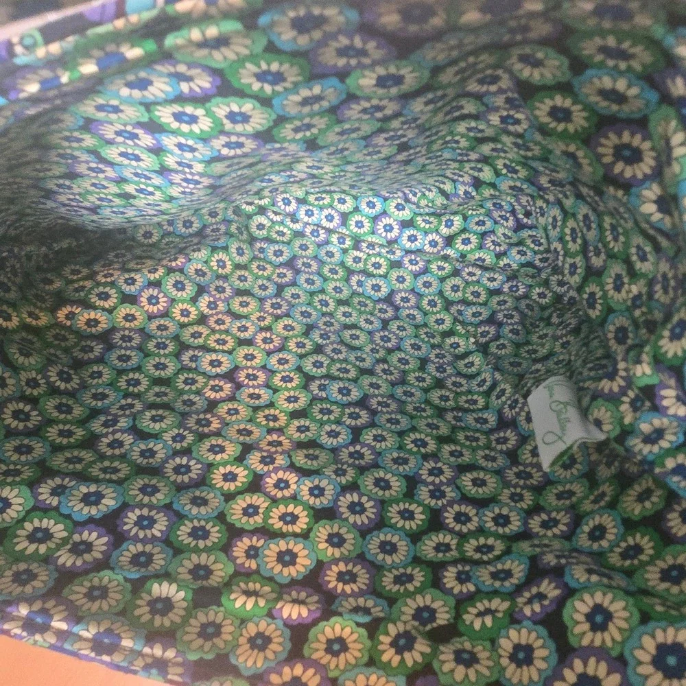 Vera‎ Bradley Rhythm and Blues Quilted Tote Crossbody Bag Tote Boho Paisley